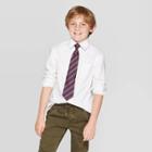 Boys' Long Sleeve Button-down Shirt - Cat & Jack White S, Boy's,