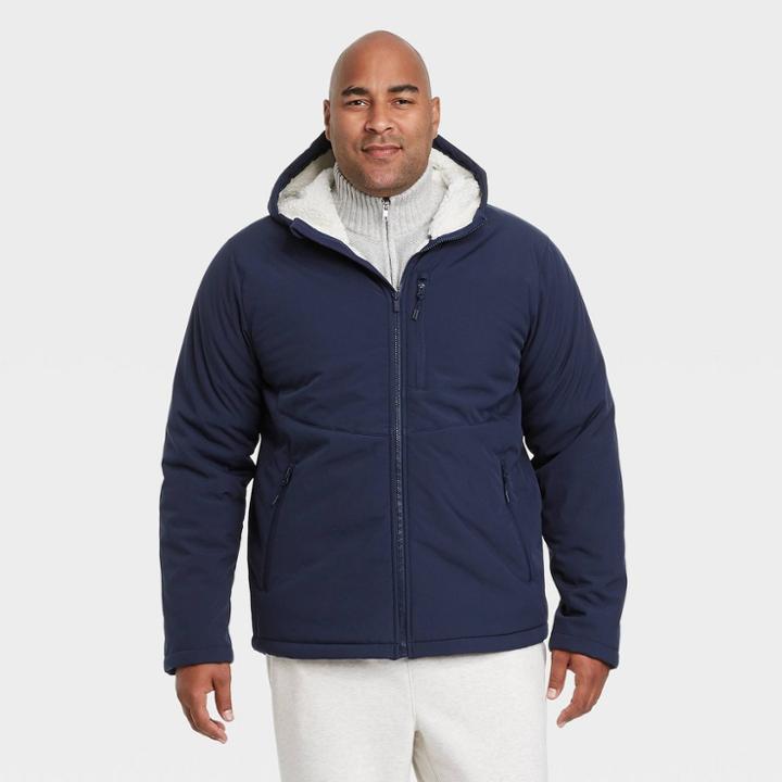 Men's Sherpa Softshell Jacket - All In Motion Navy