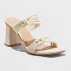 Women's Ania Mule Heels - A New Day Ivory