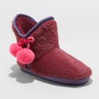 Girls' Keley Bootie Slipper - Cat & Jack S(13/1), Girl's, Size: Small(13-1), Purple