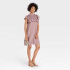 Women's Sleeveless Ruffle Yoke Dress - A New Day