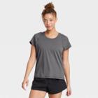 Women's Run Short Sleeve T-shirt - All In Motion Charcoal Heather
