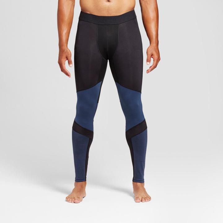 Men's Compression Tight - C9 Champion - Black Cruising Blue