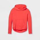 Girls' Soft Fleece Hooded Sweatshirt - All In Motion Coral