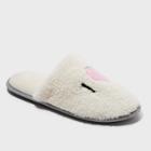 Women's Dearfoams Slide Slippers - Off White