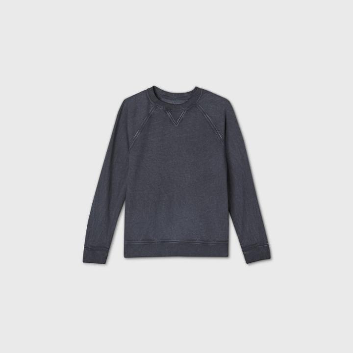 Kids' French Terry Pullover Sweatshirt - Cat & Jack Charcoal