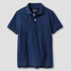 Boys' Pique Stain Resist Uniform Polo Shirt - Cat & Jack Navy (blue)