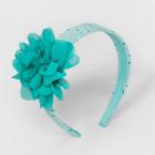 Girls' Eyelet Overlay Flower Headband - Cat & Jack Turquoise