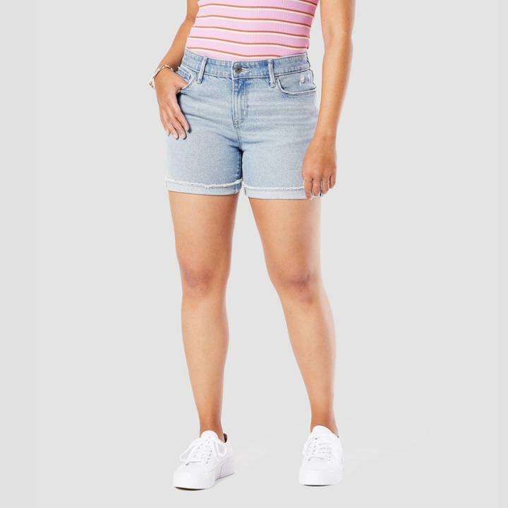 Denizen From Levi's Women's Mid-rise 5 Jean Shorts - Hype