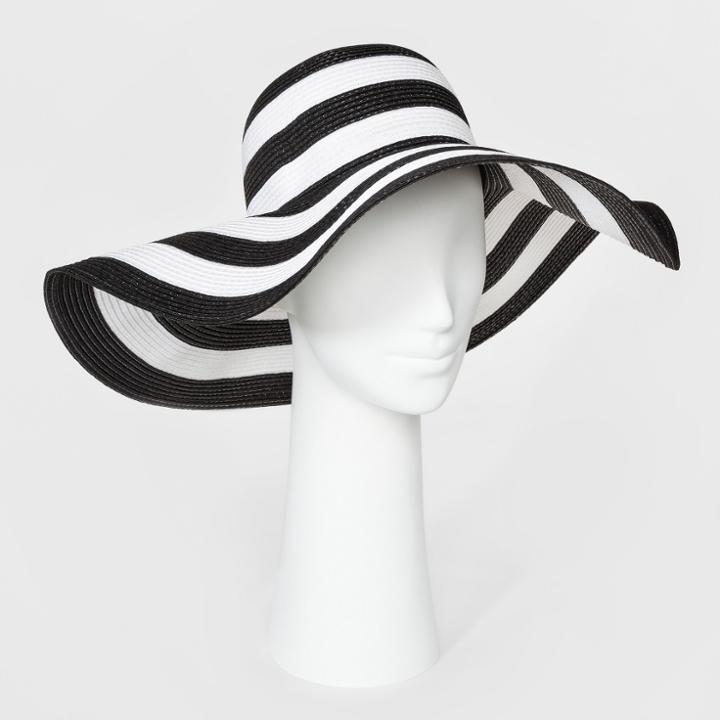 Target Women's Floppy Hat - A New Day Black/white