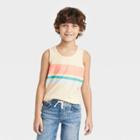 Boys' Chest Striped Tank Top - Cat & Jack Cream