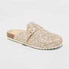 Girls' Perry Slip-on Footbed Sandals - Cat & Jack Gold