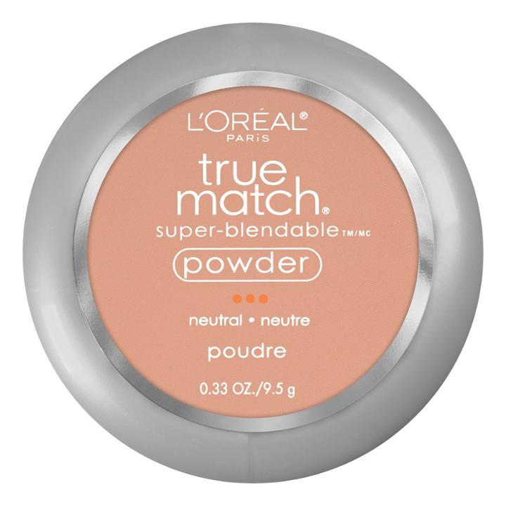 L'oreal Paris True Match Powder N5 True Beige .33oz, True Beige N5