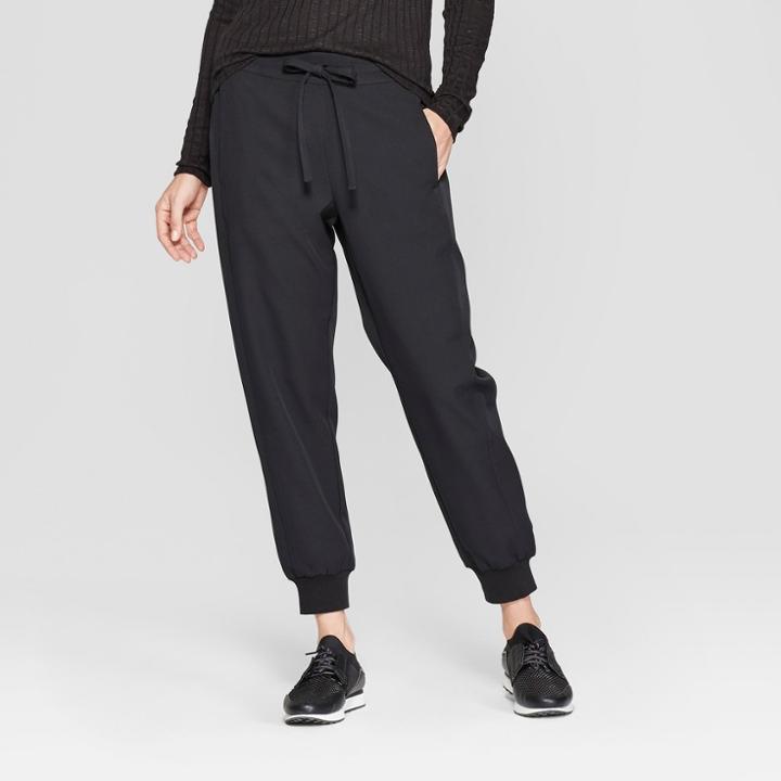 Women's Straight Leg Cuffed Lounge Pants - Prologue Black