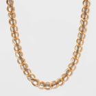 Chunky And Delicate Woven Chain Necklace - Universal Thread Gold
