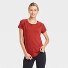 Women's Essential Crewneck Short Sleeve T-shirt - All In Motion Poppy