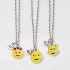 Girls' 3ct Smiley Face Bff Necklaces - Cat & Jack,