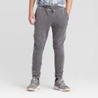 Boys' Burnout Knit Jogger Pants - Art Class Gray