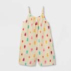 Girls' Sleeveless Pineapple Romper - Cat & Jack