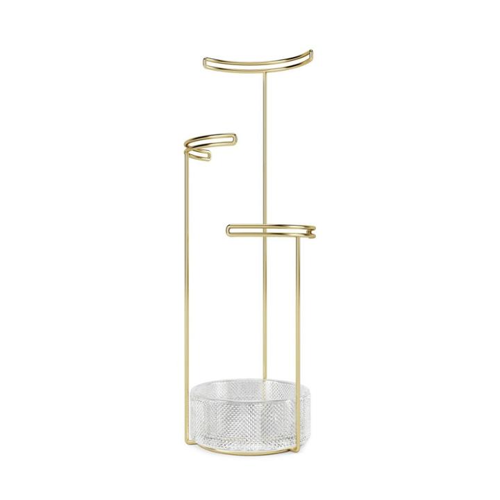 Tesora Jewelry Stand Brass - Umbra