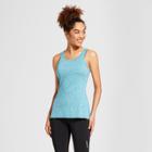 Women's High Neck Long Tank Top - C9 Champion Mermaid Heather