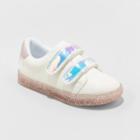 Toddler Girls' Karina Double Strap Sneakers - Cat & Jack White 5, Toddler Girl's