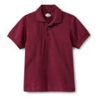 Dickies Boys' Pique Uniform Polo Shirt - Burgundy (red)