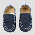 Baby Boys' Boatshoe Crib Shoes - Cat & Jack Blue 6-9m, Boy's, Size: