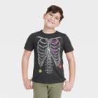 Boys' Halloween Short Sleeve Graphic T-shirt - Cat & Jack Charcoal Gray