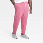 Men's Big & Tall Cotton Fleece Joggers - All In Motion Ruby