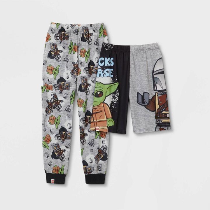 Boys' Lego Star Wars Pajama Set - Heather Gray