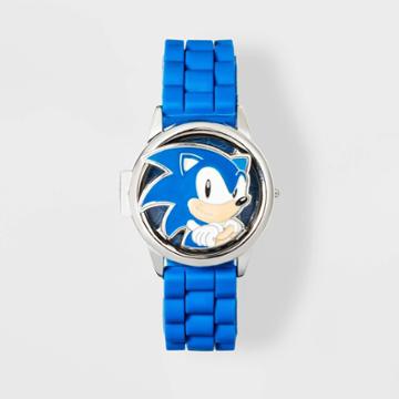 Sega Boys' Sonic The Hedgehog Watch - Blue