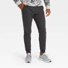 Men's Cotton Fleece Jogger Pants - All In Motion Charcoal Gray