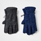 Kids' Spacedye Fleece Gloves - All In Motion 8-16, One Color