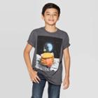 Boys' Fortnite Burger Space Short Sleeve T-shirt - Charcoal Heather