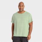 Men's Big & Tall Yoga T-shirt - All In Motion Light Green
