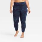 Women's Plus Size Camo Print Contour Curvy High-rise 7/8 Leggings With Power Waist 25 - All In Motion Navy 3x, Women's, Size: