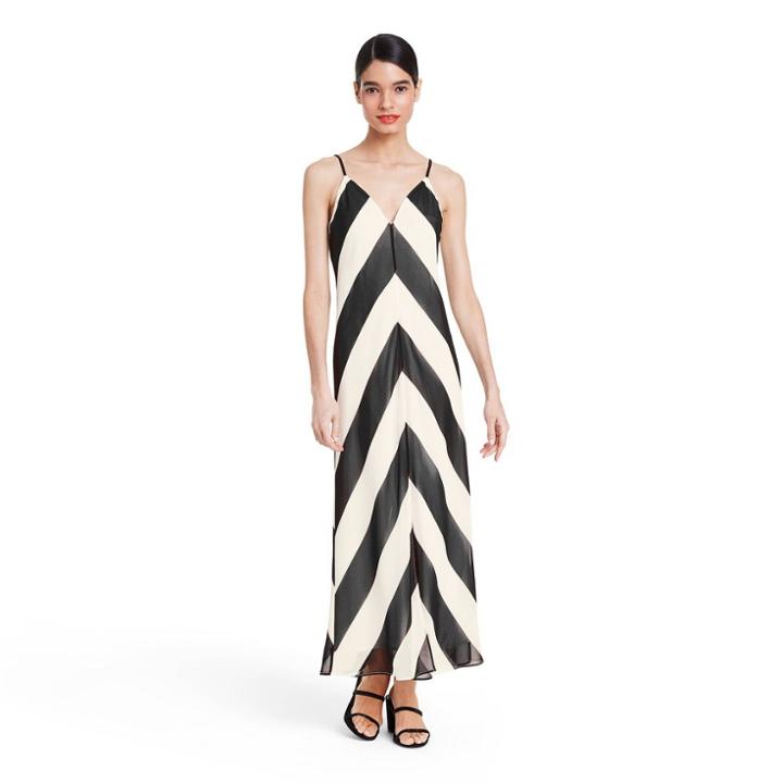 Chevron Sleeveless Slip Dress - Christopher John Rogers For Target Black/white