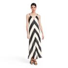 Chevron Sleeveless Slip Dress - Christopher John Rogers For Target Black/white