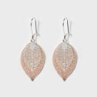 Leaves Earrings - A New Day Silver/rose Gold