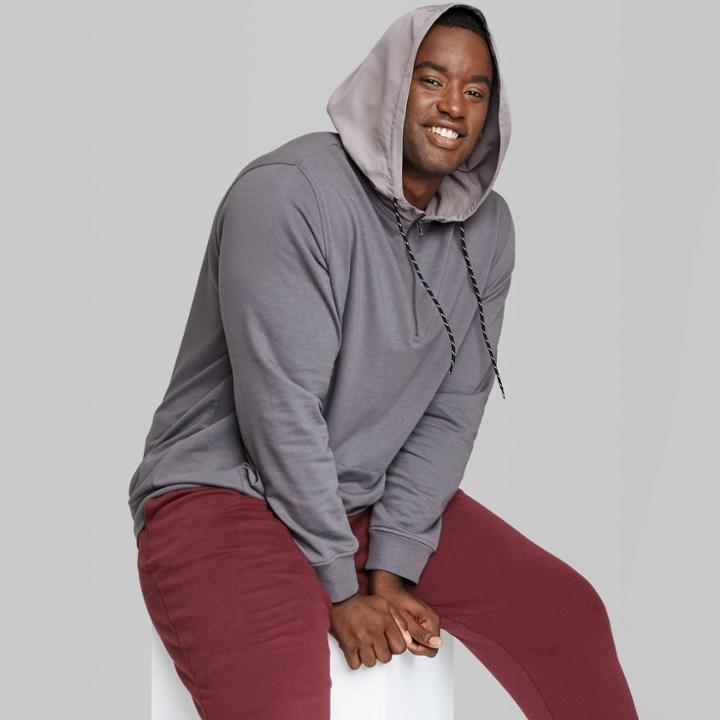 Adult Extended Size Casual Fit Hooded Sweatshirt - Original Use Thundering Gray