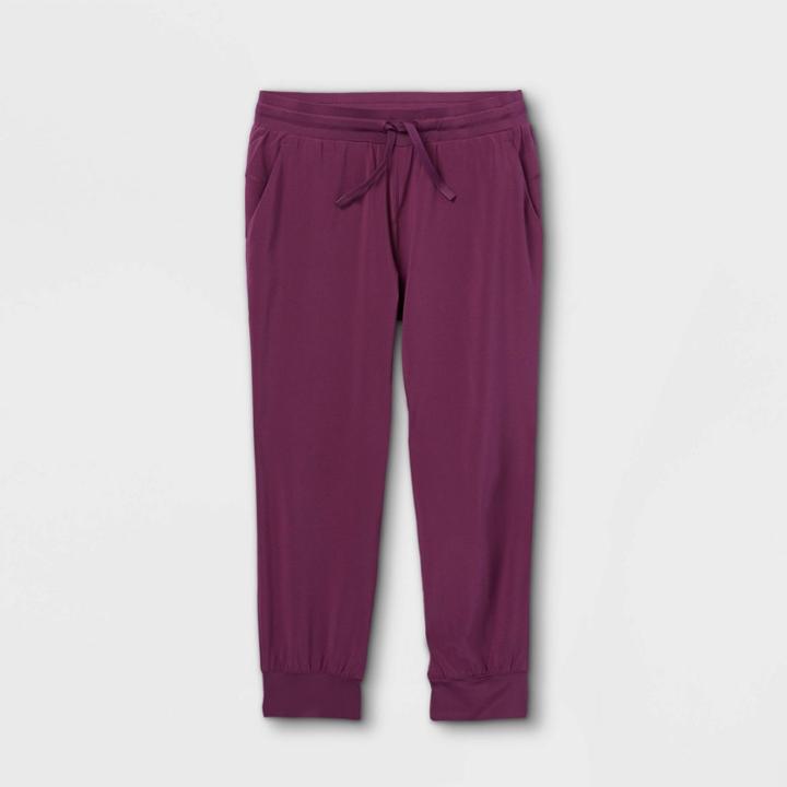 Girls' Woven Capri Pants - All In Motion Plum