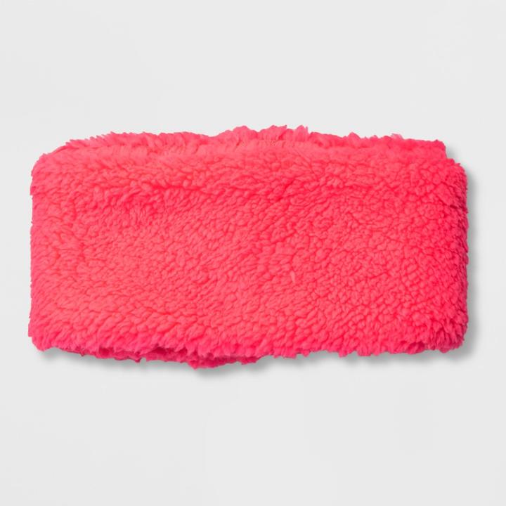 Girls' Fleece Headband - Cat & Jack Pink