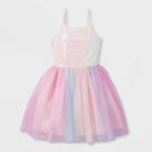 Girls' Sequin Rainbow Tulle Dress - Cat & Jack S,