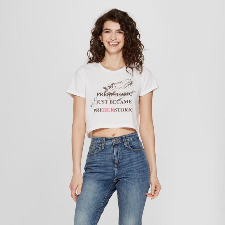Jurassic Park T-shirt Jura Sic World Bleach White