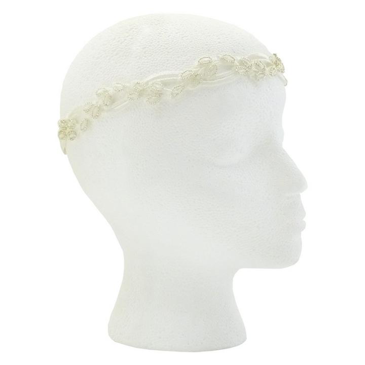 Pink Pewter Elle Bridal And Special Occasion Headband - White, Women's,