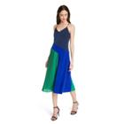 Women's Pleated Dress - Cushnie For Target Blue/green