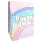 Spritz Colossal 'happy Birthday' Rainbow Gift Bag -