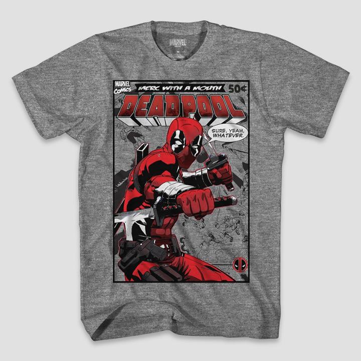 Men's Marvel Short Sleeve Graphic T-shirt Heather