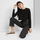 Women's High-rise Ankle Length Jeans - Wild Fable Black